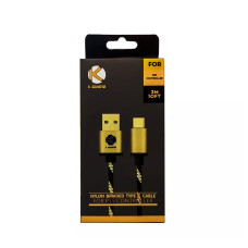 KG CHARGE CABLE PS5 HQ USB GOLD 3M (HS-PS5607)